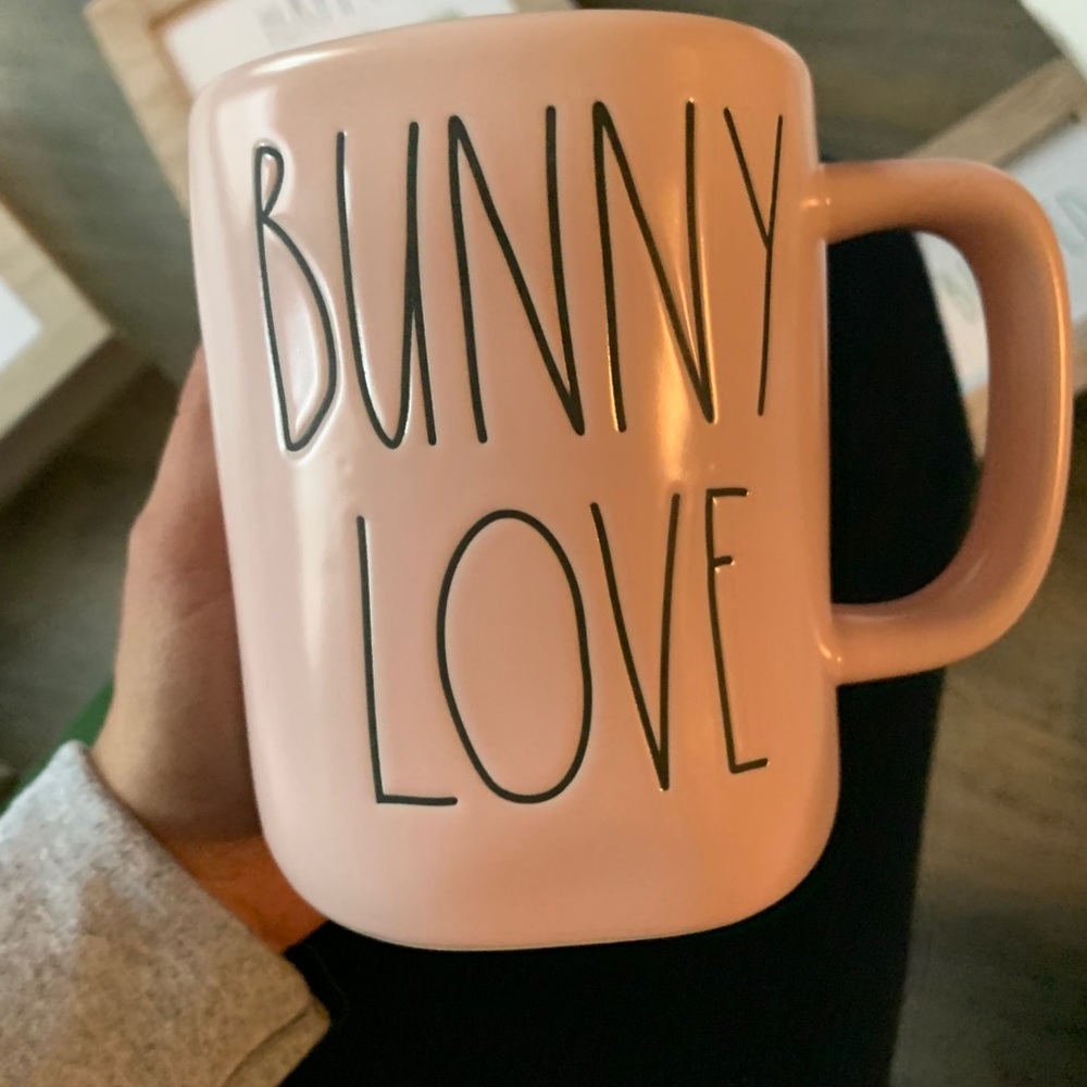 Rae Dunn bunny love mug